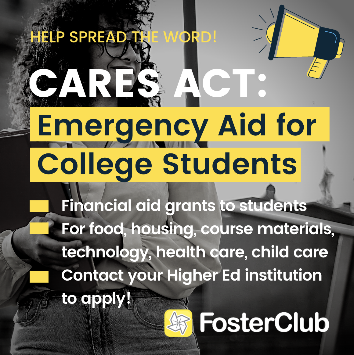Cares Act Emergency Aid For Higher Ed Students Fosterclub